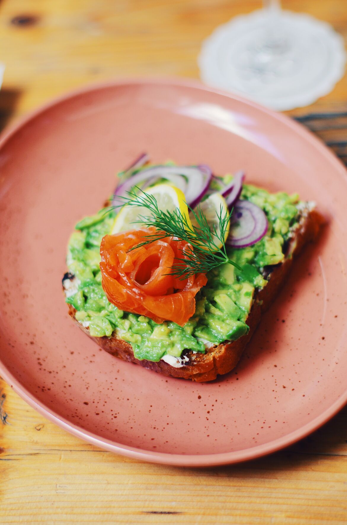 3. Smoked salmon and avocado toast